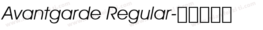 Avantgarde Regular字体转换